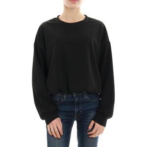 FELPA A PALLONCINO NERO